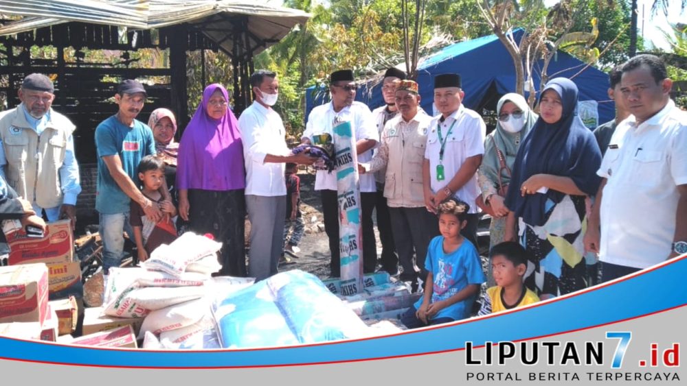 Gerak Cepat, Wakil Bupati Aceh Utara Minta Baitul Mal Dan BPBD Salurkan Bantuan Korban Kebakaran di Lhoksukon