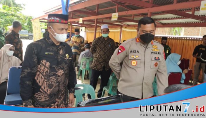 Jelang Lebaran, Kemenag Aceh Utara Bersama PCNU Dan Polres Gelar Vaksinasi Booster