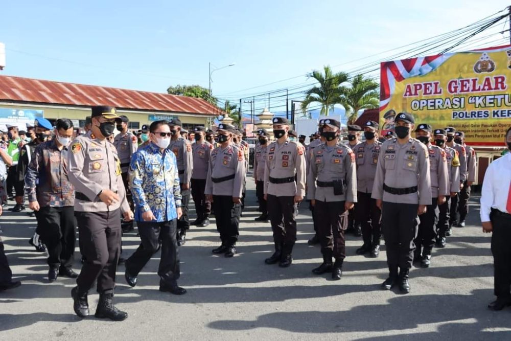 Polres Kerinci Gelar Pasukan Operasi Ketupat Siginjai 2022 Untuk Pengamanan Idul Fitri 1443H