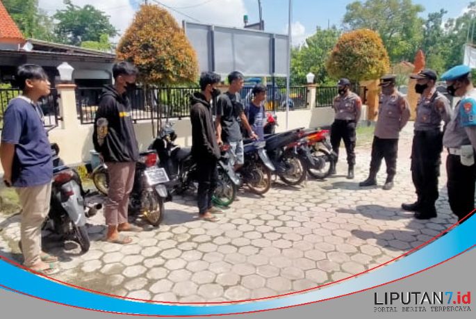 Aksi Balap Liar, Polsek Pademawu Berhasil Mengamankan 6 Kendaraan Yang Diduga Digunakan Sebagai Ajang Balap Liar