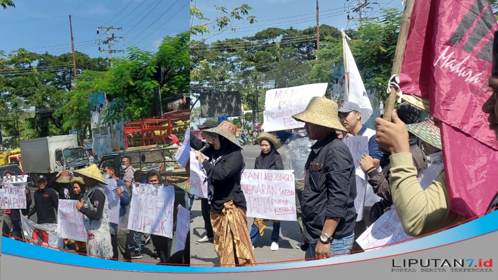 Demo di Mapolres Sampang, Jaka Jatim dan MDW Minta Polres Sampang Usut Tuntas Mafia Pupuk