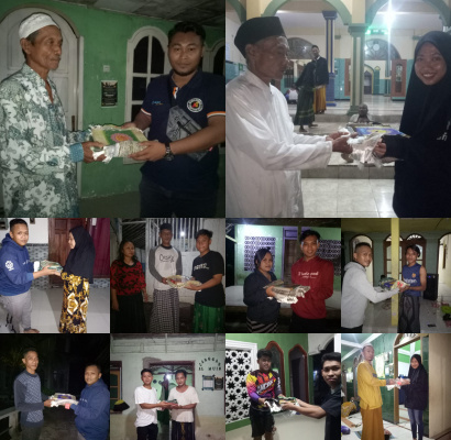 Jelang Hari Raya Idhul Fitri 1443H, Komunitas Perantauan Surabaya (LOYALITAS TANPA BATAS) Bagikan AL-QUR’AN Dan Sajadah