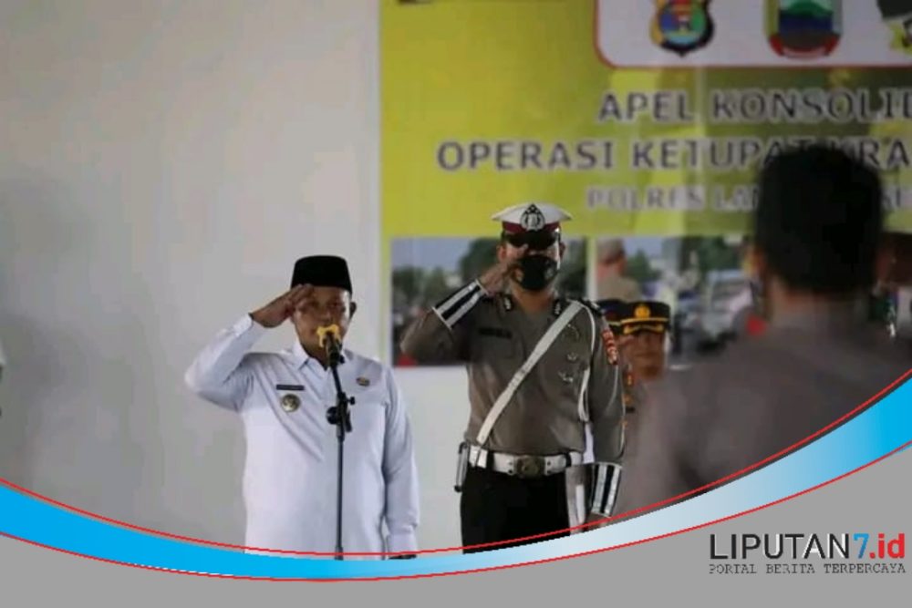 Bupati Lampung Selatan Pimpin Apel Konsolidasi Berakhirnya Operasi Ketupat Krakatau 2022