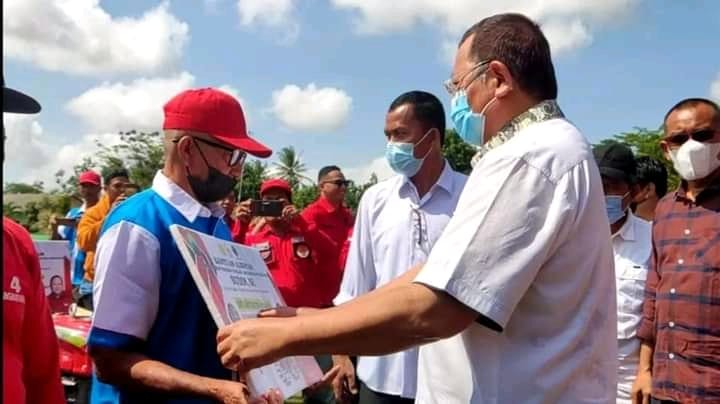 Reses Ke Desa Bumi Jaya, Ketua Komisi IV DPR RI Beri Bantuan Alsintan