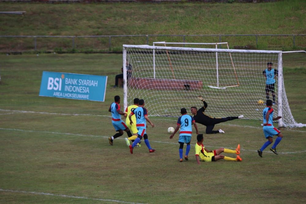 PS Kodim Aceh Utara Berhasil Hentikan Langkah Perumda Tirta Pase FC 2-0
