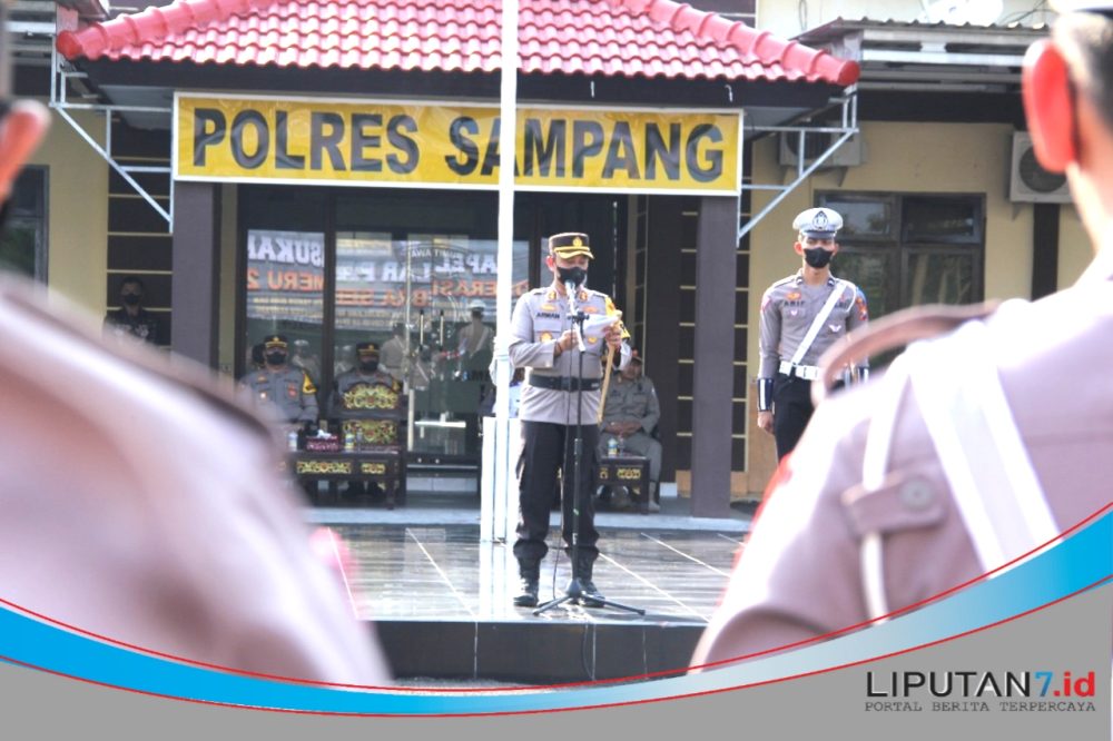 Kapolres Sampang Gelar Apel Operasi Zebra Semeru 2022 