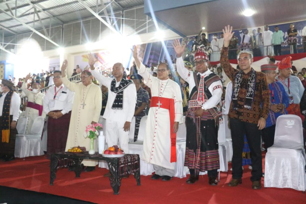 Menteri Agama RI Resmi Membuka Pesparani Katolik Tingkat Nasional ll 2022 Di Stadion Oepoi, Kota Kupang