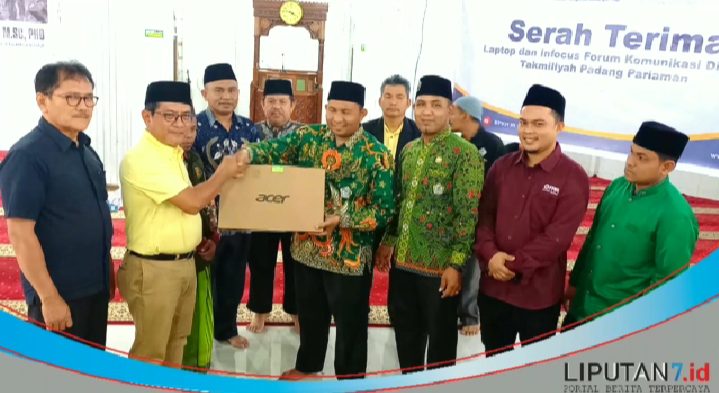 Forum Komunikasi Diniyah Takmiliyah Padang Pariaman Terima Laptop dan Proyektor dari BPKH RI