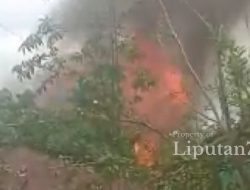 Gudang Kulit Manis di Desa Koto Lebu Ludes Terbakar