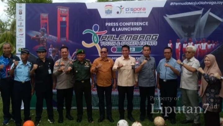 Press Conference dan Launching Palembang Youth Sport Event Tahun 2023 Kota Palembang.