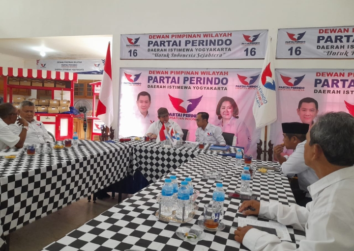 Rakorwil DPD Perindo, Target DPD Perindo Gunungkidul dan Bantul di Pemilu 2024.