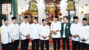 Wakil Gubernur Sumatera Selatan Dampingi Jusuf Kalla Lantik Ketua DMI Sumsel Masa Bhakti 2023 – 2028