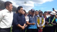 Ketum PSSI tinjau persiapan piala dunia U- 20 2023 di Palembang.