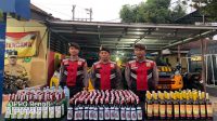 Polisi Sita Ratusan Botol Miras, Saat Pengamanan Deklarasi Paguyuban CB Kota Ukir