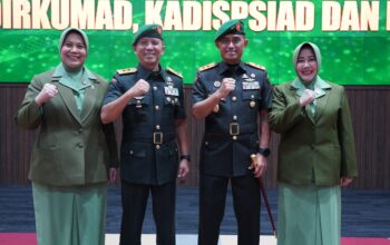 Tongkat Komando Kodam II/Swj Resmi Dijabat Mayjen TNI Mohammad Naudi Nurdika